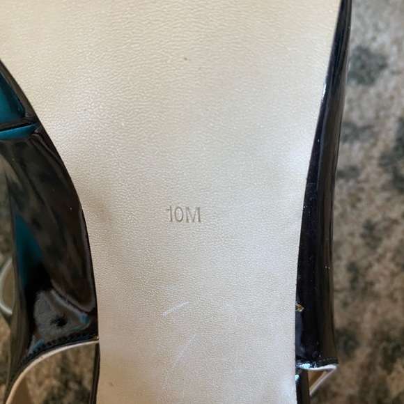 Audrey Brooke patent leather high heels size 10 - Picture 7 of 9